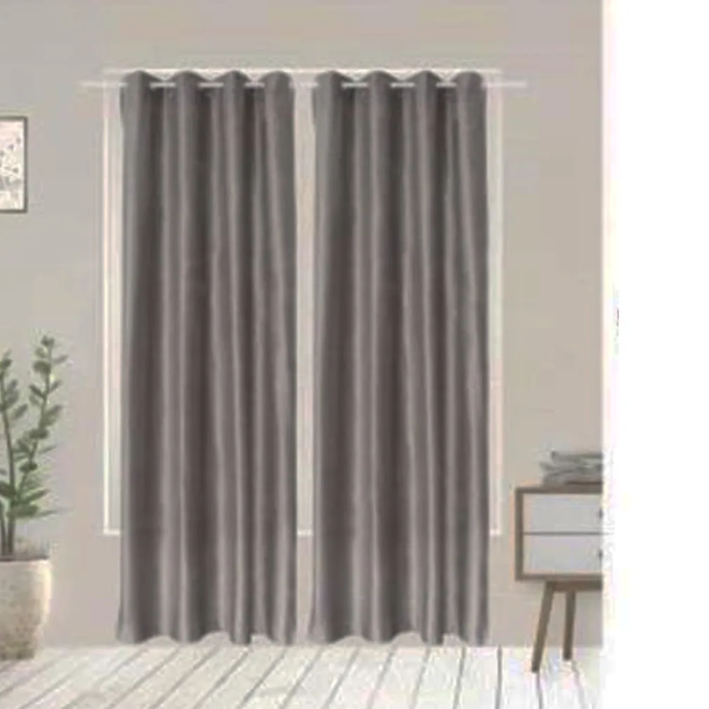 TENDA BETTA VELLUTATA PANNELLO SINGOLO 8 BORCHIE PORTA FINESTRA BASTONE 140X290