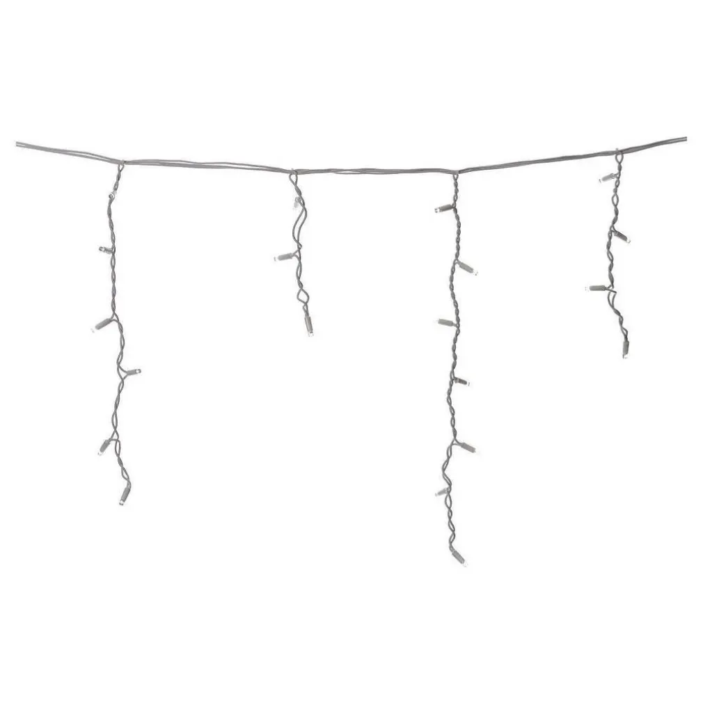 TENDA CATENA LUMINOSA ESTERNO RGB MULTICOLORE LUCI NATALE 100LED PROLUNGABILE 3MT