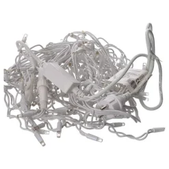 TENDA CATENA LUMINOSA ESTERNO RGB MULTICOLORE LUCI NATALE 100LED PROLUNGABILE 3MT