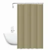 TENDA DOCCIA ANTIMUFFA IMPERMEABILE PEVA 240X200CM GANCI ANELLI BAGNO BEIGE 79715