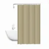 TENDA DOCCIA ANTIMUFFA IMPERMEABILE POLIESTERE 180X200CM GANCI BAGNO BEIGE 79859