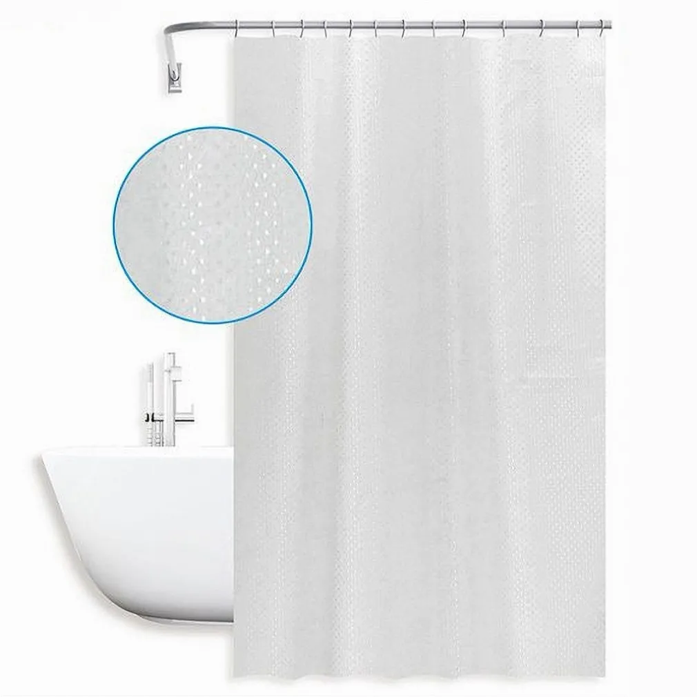 TENDA DOCCIA ANTIMUFFA IMPERMEABILE 180X200 CM ANELLI GRIGIA TEXTURE ROMBI 59821