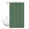 TENDA DOCCIA ANTIMUFFA IMPERMEABILE POLIESTERE 180X200CM GANCI BAGNO VERDE 79858