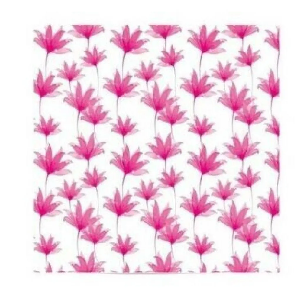 TENDA DOCCIA ANTIMUFFA IMPERMEABILE 240X200 CM CON ANELLI BAGNO FIORI ROSA 59804