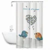 TENDA DOCCIA ANTIMUFFA LOVE DREAM IMPERMEABILE 180X180 CM CON ANELLI BAGNO 79216