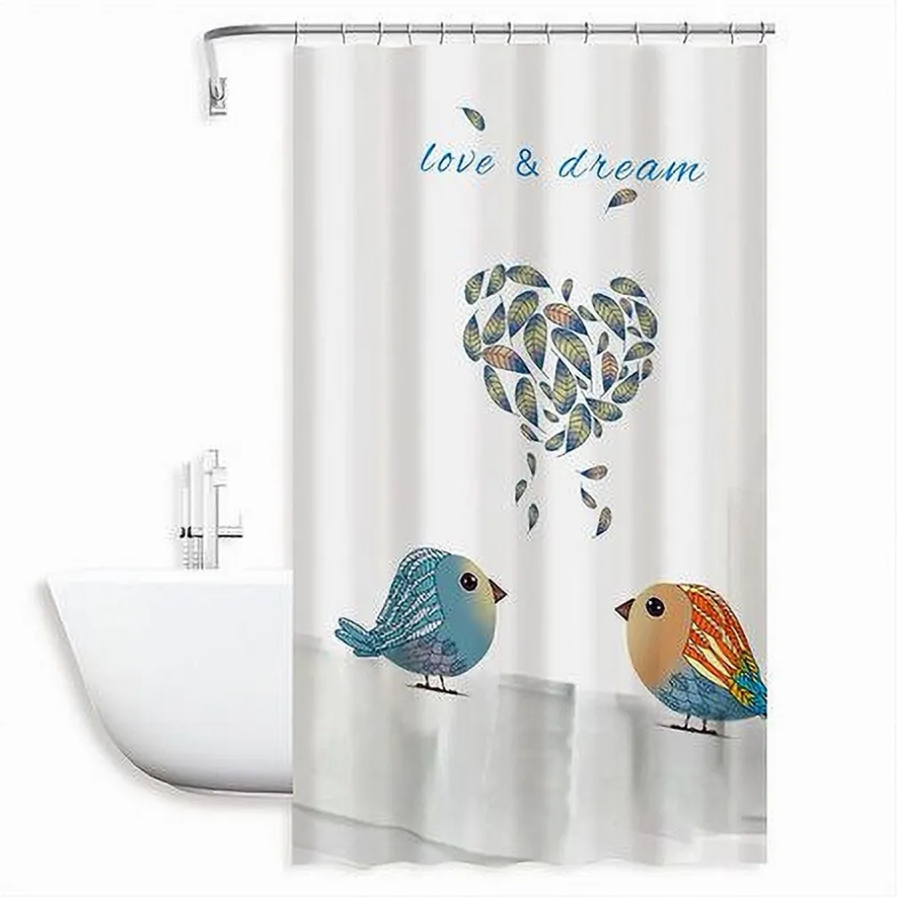TENDA DOCCIA ANTIMUFFA LOVE DREAM IMPERMEABILE 180X180 CM CON ANELLI BAGNO 79216