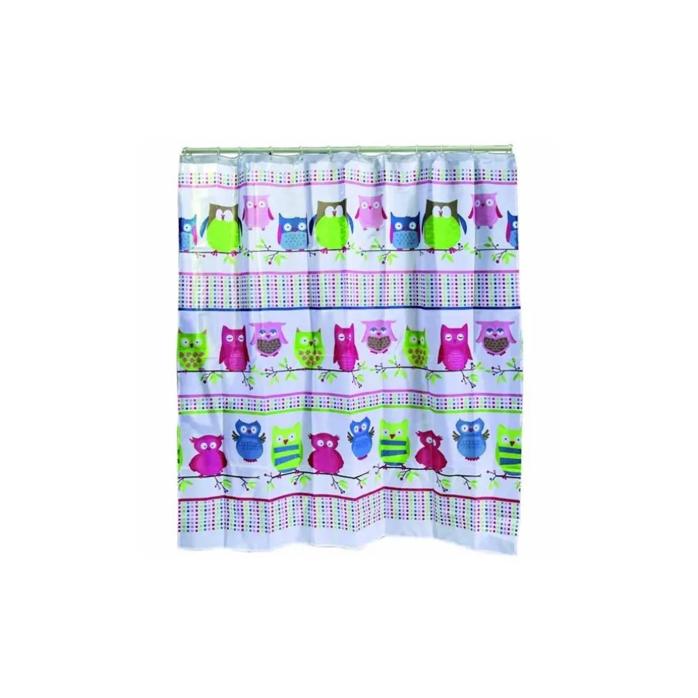 TENDA DOCCIA CON GUFETTI GUFI IN POLIESTERE 180 X 180 CM TENDINA VASCA BAGNO