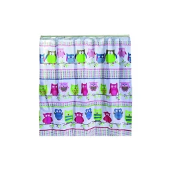 TENDA DOCCIA CON GUFETTI GUFI IN POLIESTERE 180 X 180 CM TENDINA VASCA BAGNO