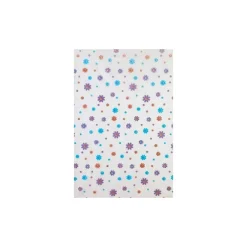 TENDA DOCCIA IN VINILE CON GANCI IMPERMEABILE 180 X 200 CM CON FIORI