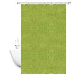 TENDA DOCCIA VASCA ANTIMUFFA IMPERMEABILE VERDE 2D 180 X 220 CM CON ANELLI 52131