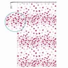 TENDA DOCCIA VASCA BAGNO 12 GANCI IMPERMEABILE CUORI ROSSI ROSA 180X200 CM 87561