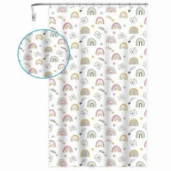 TENDA DOCCIA VASCA BAGNO CON 12 GANCI ARCOBALENO FANTASY 240 X 200 CM PEVA 87564