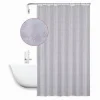 TENDA DOCCIA VASCA BAGNO DESIGN A EFFETTO VORTICI 180X200 CM CON 12 ANELLI 87096