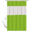 TENDA DOCCIA VASCA IMPERMEABILE ANTIMUFFA VERDE 3D GIUNTURA 180 X 200 CM 52133
