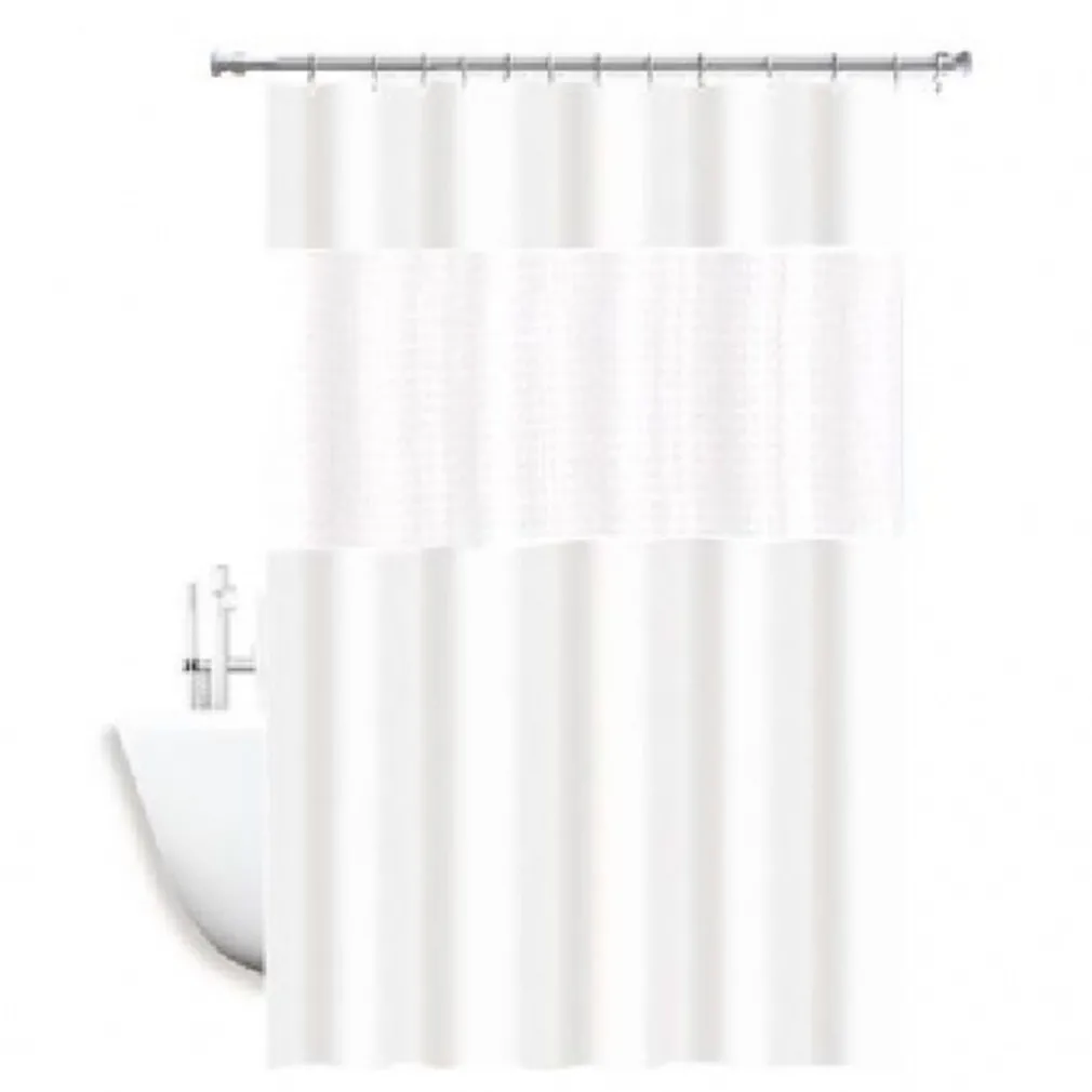 TENDA DOCCIA VASCA IMPERMEABILE ANTIMUFFA IN EVA BIANCO GIUNTURA 180X240CM 52135