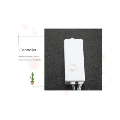 TENDA LUMINOSA 10 PALLINE DI NATALE 3 METRI CON NEVE LUCE LED CALDA FREDDA RGB