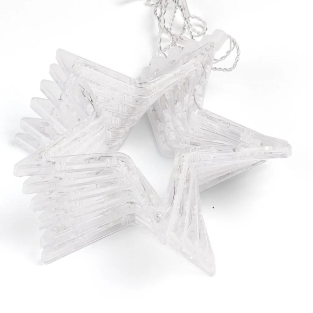 TENDA LUMINOSA NATALIZIA 140LED CON STELLE COLORATE RGB 2MT ESTERNO PROLUNGABILE