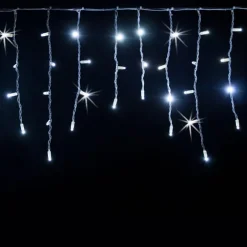 TENDA LUMINOSA NATALIZIA 150LED CON FLASH BIANCO FREDDO 3MT ESTERNO PROLUNGABILE