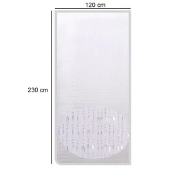 TENDA MOSCHIERA ANTIMOSCHE CON FILI PERLINE TRASPARENTE IN PVC 120X230CM TPL46 017340