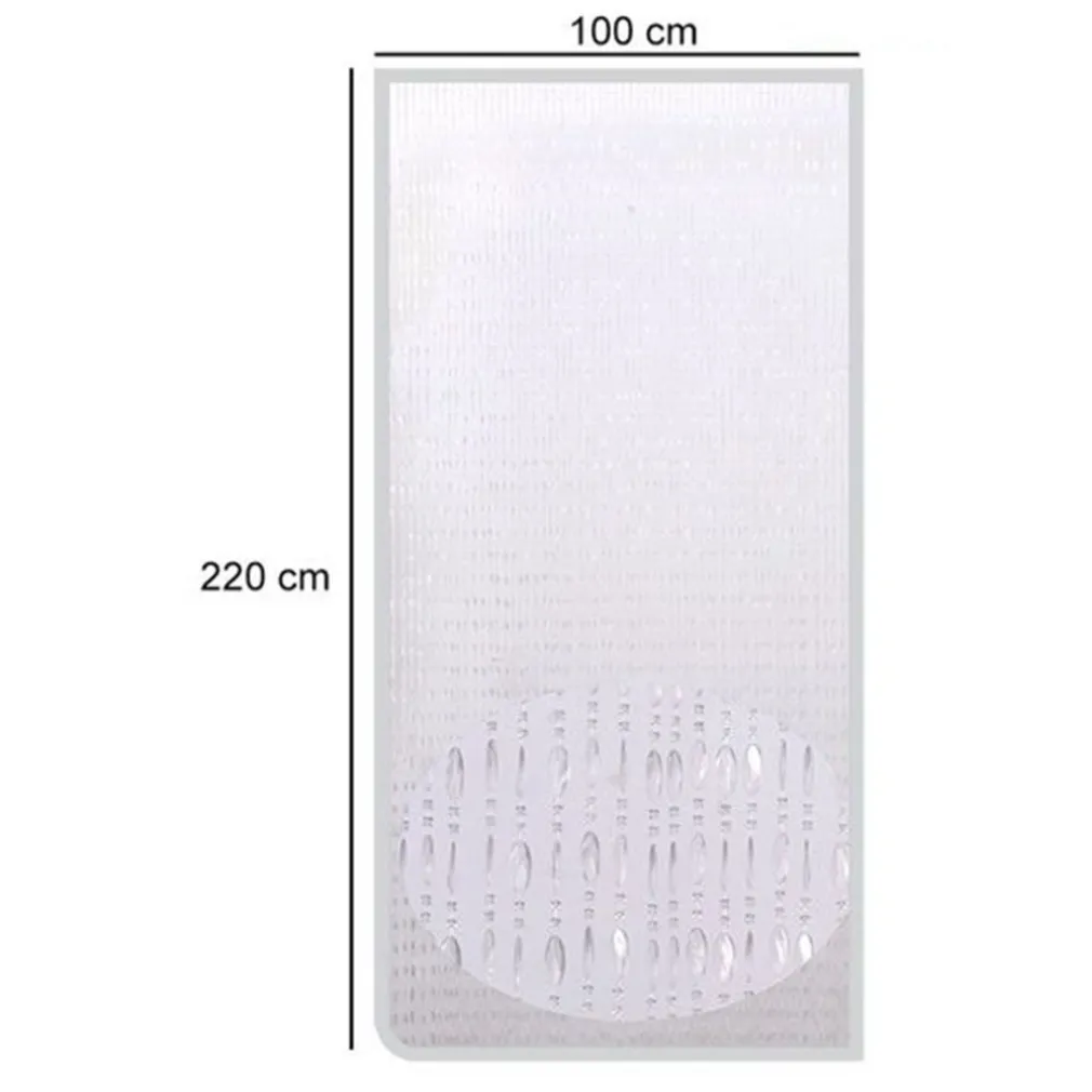 TENDA MOSCHIERA ANTIMOSCHE CON FILI PERLINE TRASPARENTE IN PVC 100X220CM TPL52 017339