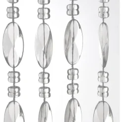 TENDA MOSCHIERA ANTIMOSCHE CON FILI PERLINE TRASPARENTE IN PVC 100X220CM TPL52 017339