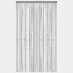 TENDA MOSCHIERA ANTIMOSCHE A FILI TORCIGLIONE IN GOMMA GRIGIA 120X230 CM TPL88 025479