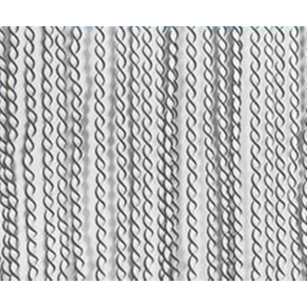 TENDA MOSCHIERA ANTIMOSCHE A FILI TORCIGLIONE IN GOMMA GRIGIA 120X230 CM TPL88 025479