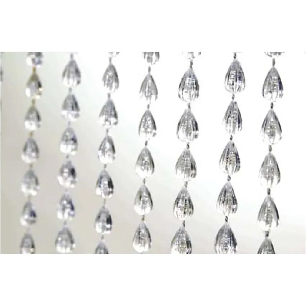 TENDA MOSCHIERA ANTIMOSCHE CON PERLINE GRANDI TRASPARENTE IN PVC 120X230CM TPL73 017399