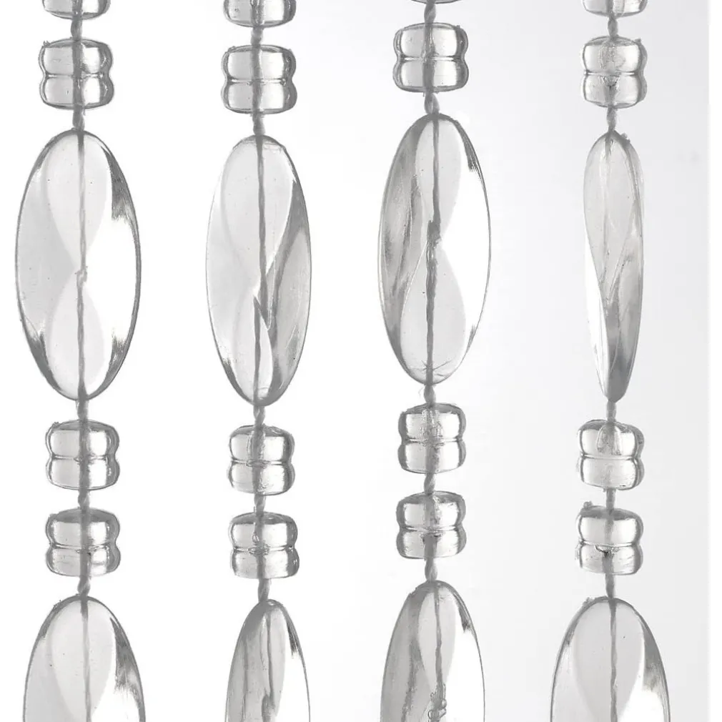 TENDA MOSCHIERA ANTIMOSCHE CON FILI PERLINE TRASPARENTE IN PVC 140X230CM TPL47 017341