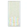 TENDA MOSCHIERA CON FILI PERLINE DECORO MULTICOLORE IN PVC 140X230CM TPL20 017338