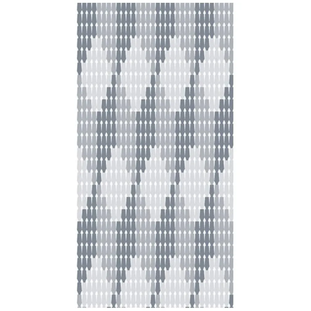TENDA MOSCHIERA CON PIASTRINE BICOLORE BIANCO-GRIGIA IN PVC 120X230CM TPL71 017346