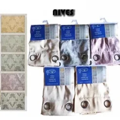 TENDA NIVES PANNELLO SINGOLO 8 BORCHIE PORTA FINESTRA CUCINA BASTONE 140X280 CM