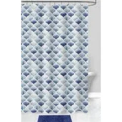 TENDA PER DOCCIA BAGNO MOTIVO MAROCCHINO QUADRIFOGLIO 240 X 200CM 12 GANCI 87598