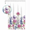 TENDA PER DOCCIA BAGNO STAMPA GARDEN FIORI FLOREALE 180X200CM CON 12 GANCI 87569