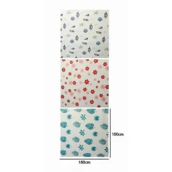 TENDA PER DOCCIA VARIE FANTASIE IMPERMEABILE 180X180CM CON 12 ANELLI BAGNO 59825