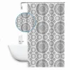TENDA PER DOCCIA VASCA DA BAGNO DESIGN A MANDALA 240X200 CM CON 12 ANELLI 87590