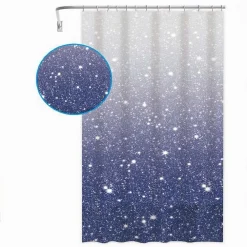 TENDA PER DOCCIA VASCA DA BAGNO GALASSIA IMPERMEABILE 240X200CM CON ANELLI 79219