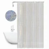 TENDA PER DOCCIA VASCA DA BAGNO DESIGN ASTRATTO CON 12 GANCI 180 X 180 CM 87187