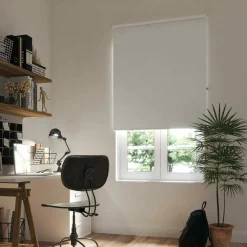 TENDA RULLO OSCURANTE 60X175CM BIANCO CON CATENINA TENDE PARASOLE FINESTRA CASA