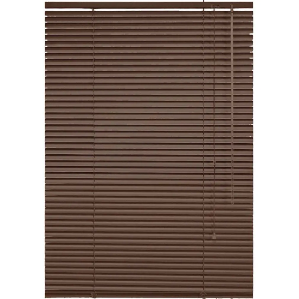 TENDA VENEZIANA TENDE DA ARREDAMENTO PERSIANE TAPPARELLA 100 X 160 CM MARRONE