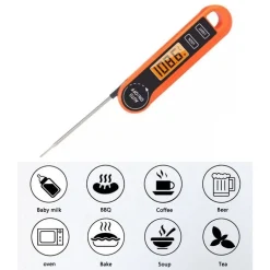 TERMOMETRO DA CUCINA DIGITALE CON SONDA ALIMENTI BEVANDE -50° A 300° C YZ6021