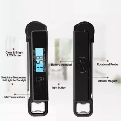 TERMOMETRO DA CUCINA DIGITALE CON SONDA ALIMENTI BEVANDE -50° A 300° C TP-660