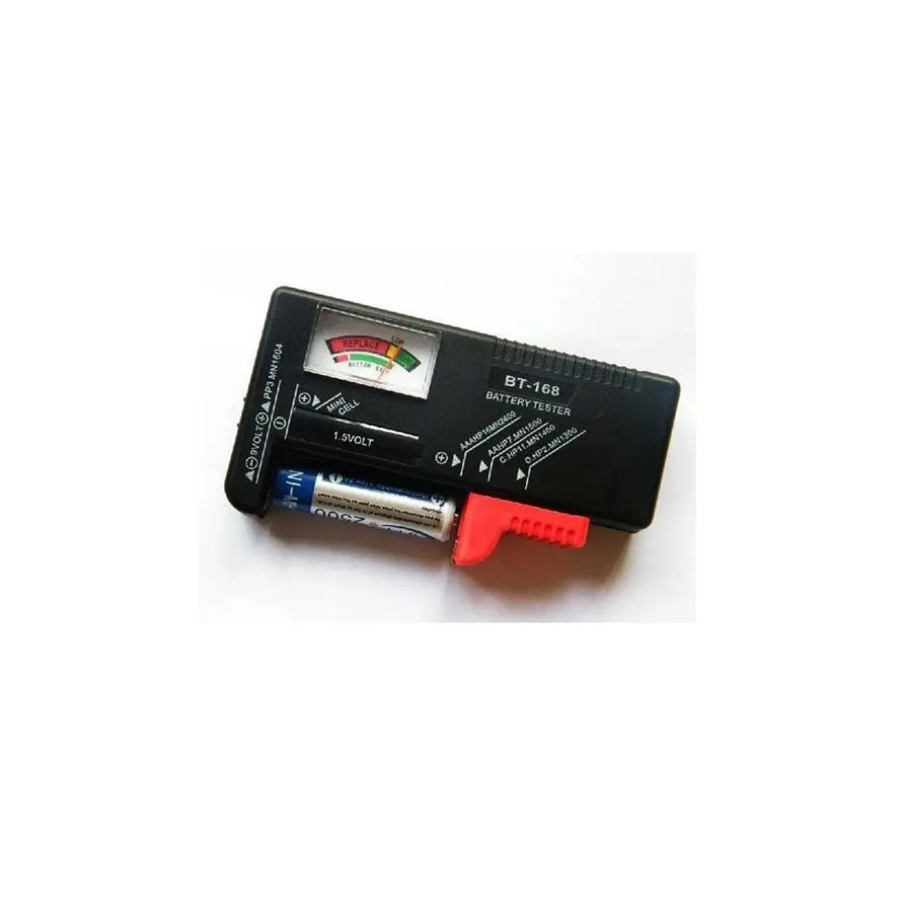 TESTER PER BATTERIA PILA PILE STILO MINI STILO DA 1.5 A 9 V CONTROLLO CARICA