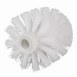 TESTINA TONDA PER SCOPINO WC RICAMBIO SPAZZOLONE PULIZIA BAGNO BIANCO 10CM 79825