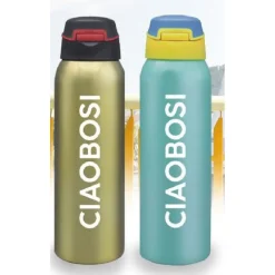 THERMOS BOTTIGLIA ACCIAIO TERMOS 500ML BORRACCIA TERMICA PORTA VIVANDE TX-9075