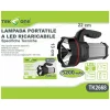 TORCIA A LED RICARICABILE TEKONE TK2668 PORTATILE 5200MAH 20 LED LUCE
