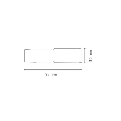TORCIA ELETTRICA LUCE LED SMD IN ALLUMINIO TASCABILE PORTATILE RESISTENTE DT2036
