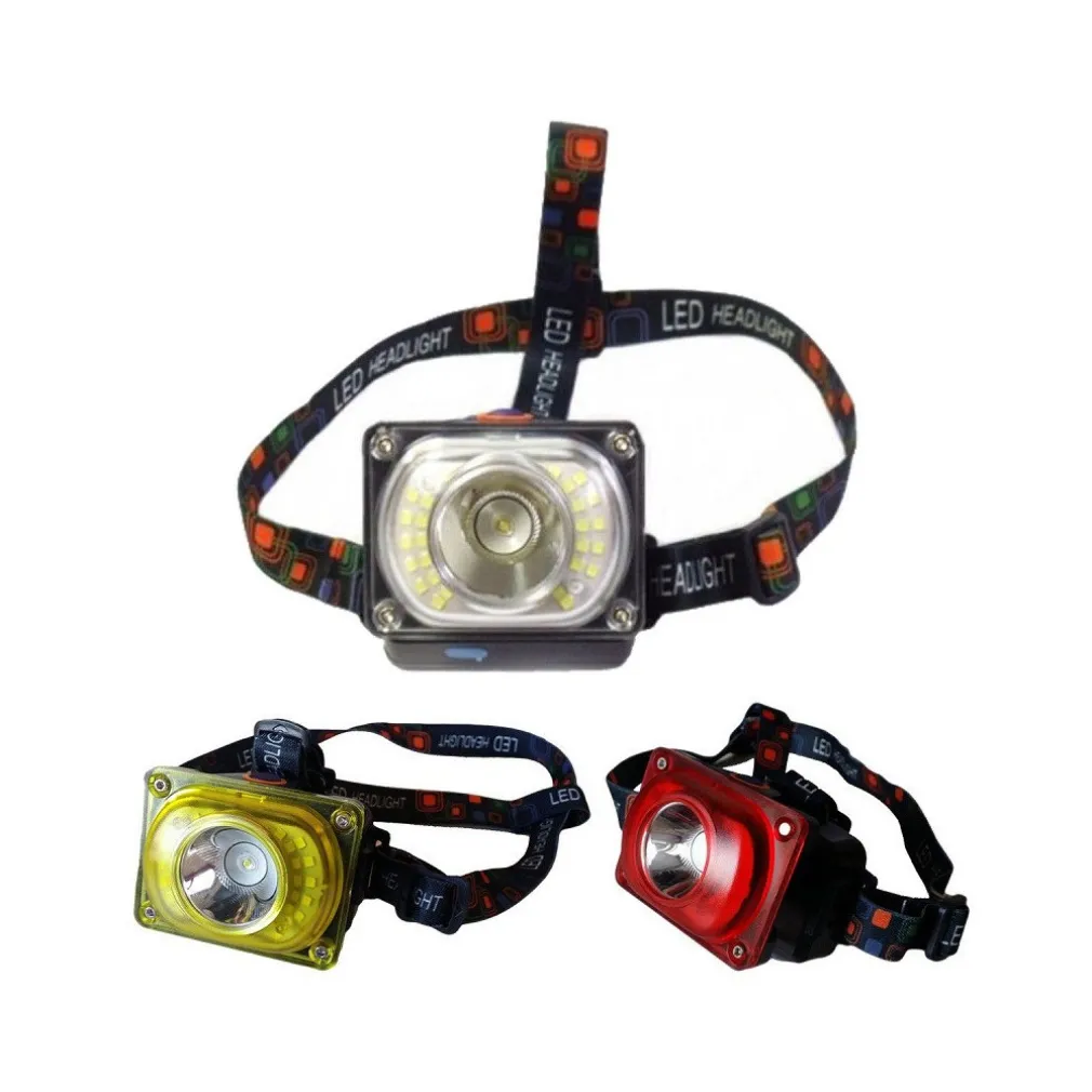 TORCIA LAMPADA FRONTALE LED RICARICABILE 30LED CREE T6 4 FUNZIONI A LITIO