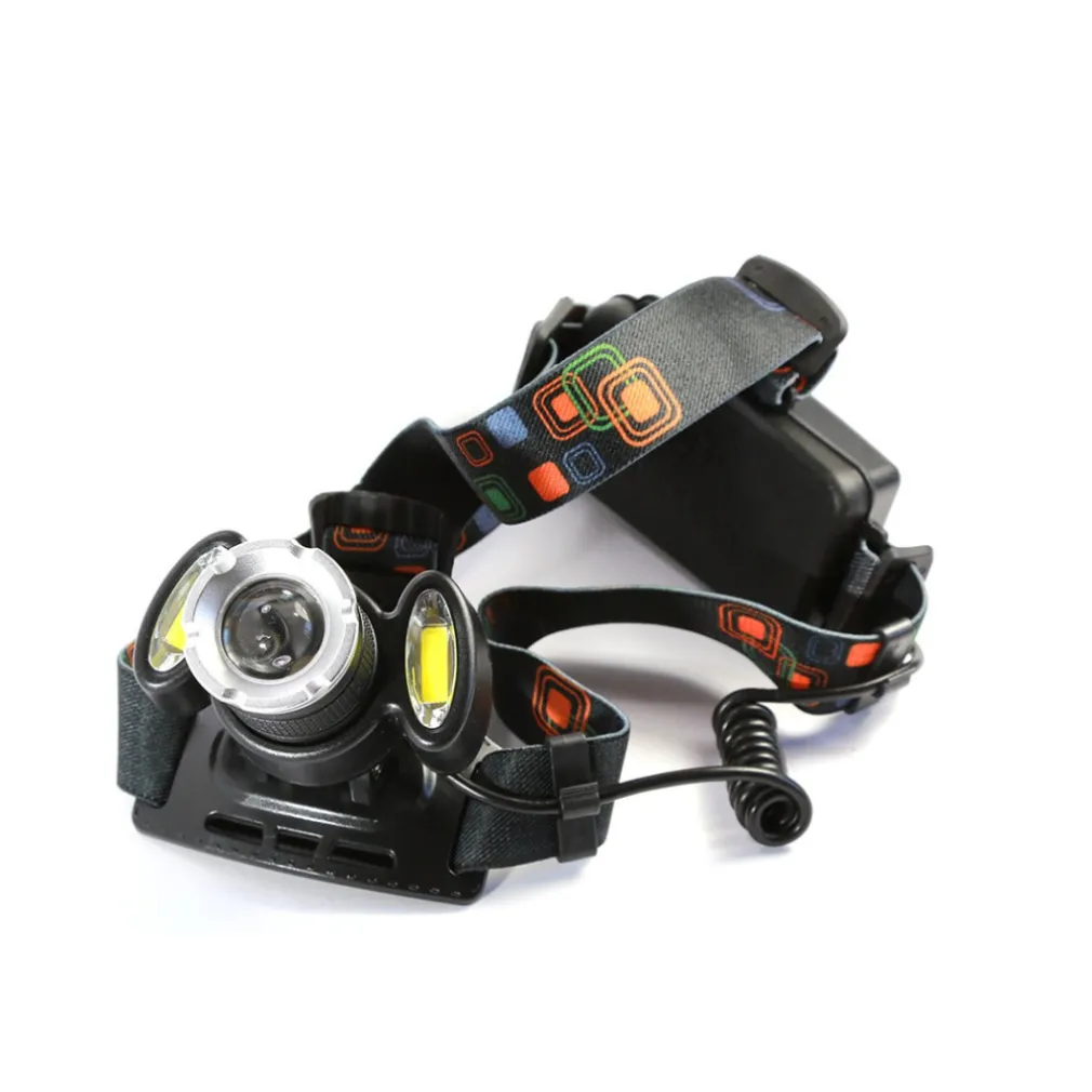 TORCIA LAMPADA FRONTALE LED CREE RICARICABILE AUTO CASA 3LED 8000W LUCE BIANCA