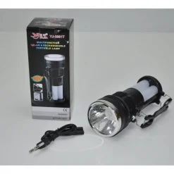 TORCIA LAMPADA LANTERNA A LED SMD RICARICABILE ENERGIA PANNELLO SOLARE YJ-2881T